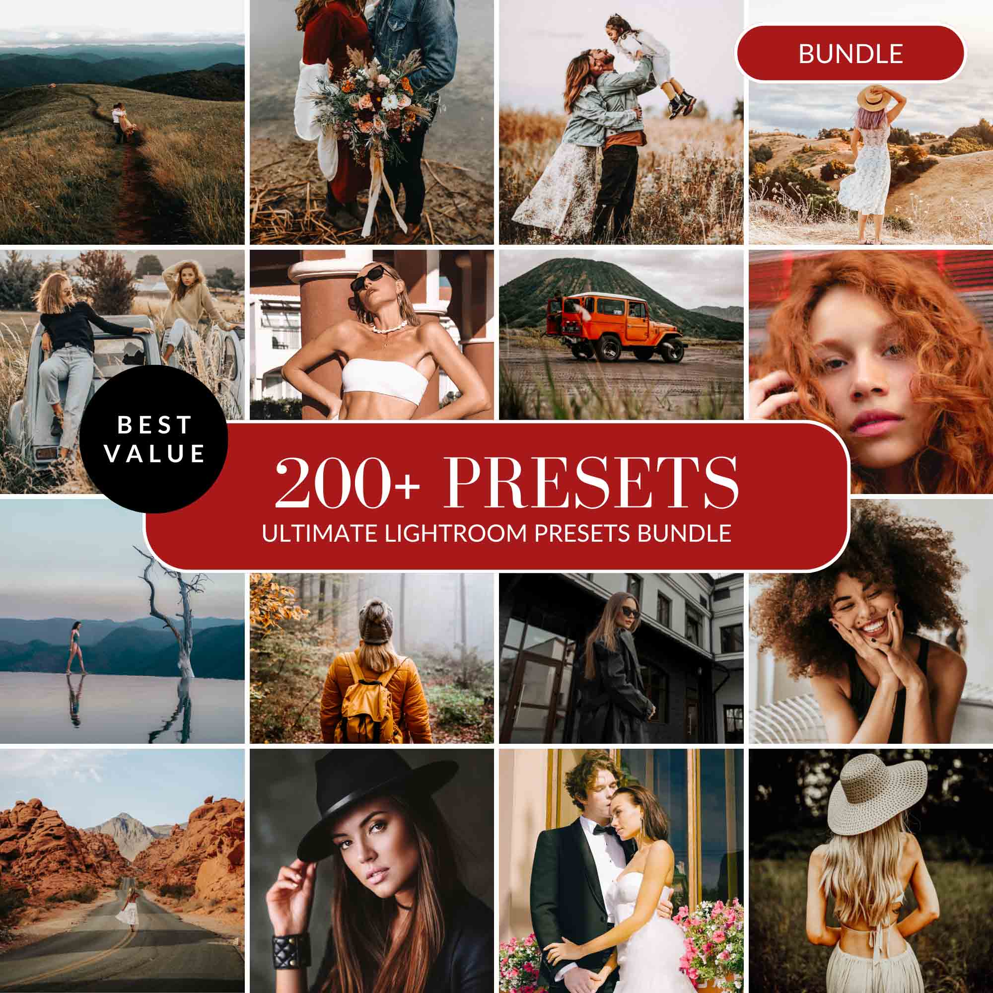 ULTIMATE 200+ LIGHTROOM PRESETS BUNDLE | 123PRESETS