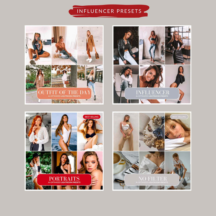 Ai-Optimized MOM'S ESSENTIAL PRESETS BUNDLE (200+ PRESETS)