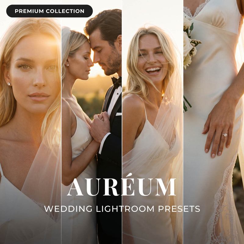 AURÉUM – Moody Wedding Lightroom Presets