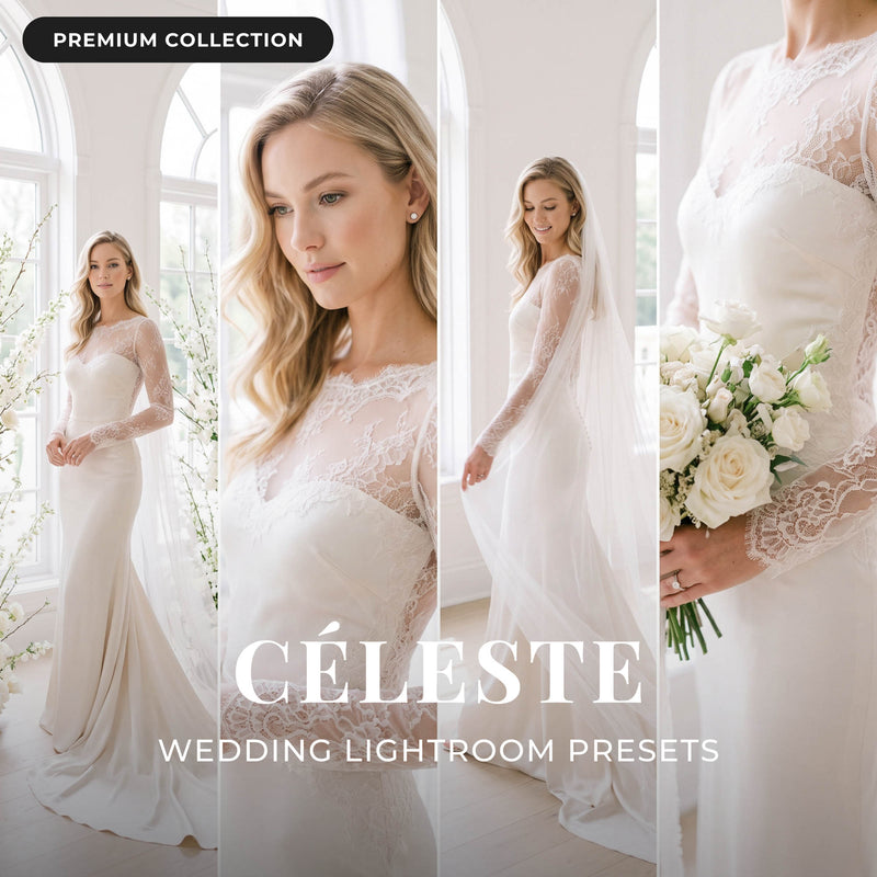 CÉLESTE – Airy Wedding Lightroom Presets
