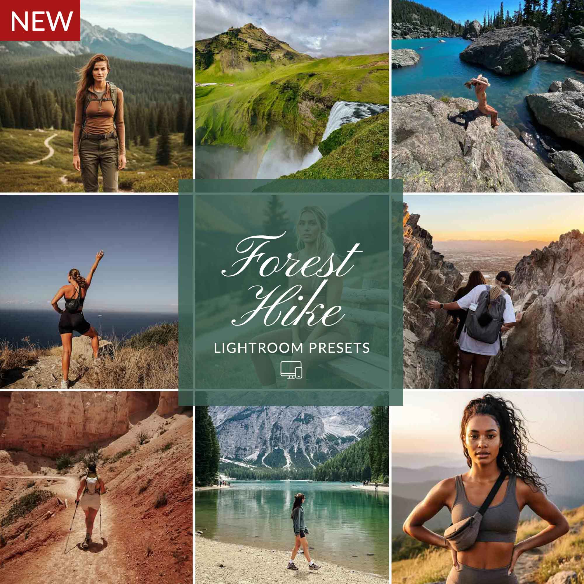 Forest Hike Lightroom Presets - Outdoor Adventure Look - 123PRESETS