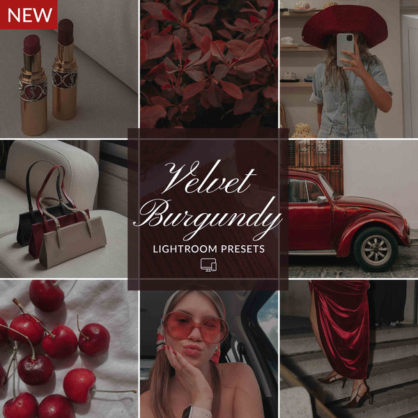 BURGUNDY VELVET LIGHTROOM PRESETS