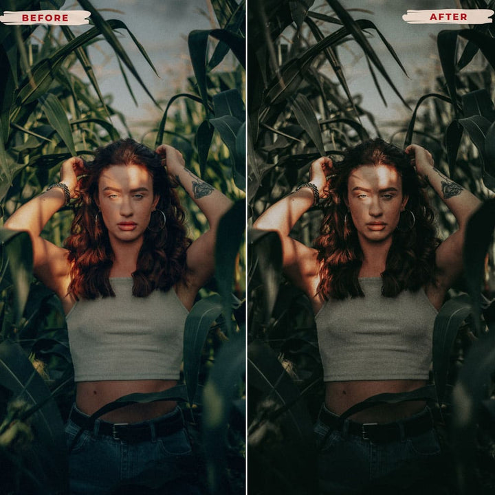 Ai-Optimized DEEP GREEN LIGHTROOM PRESETS