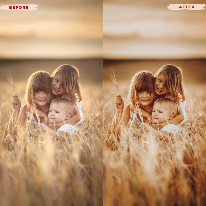 Ai-Optimized HONEY GOLD LIGHTROOM PRESETS