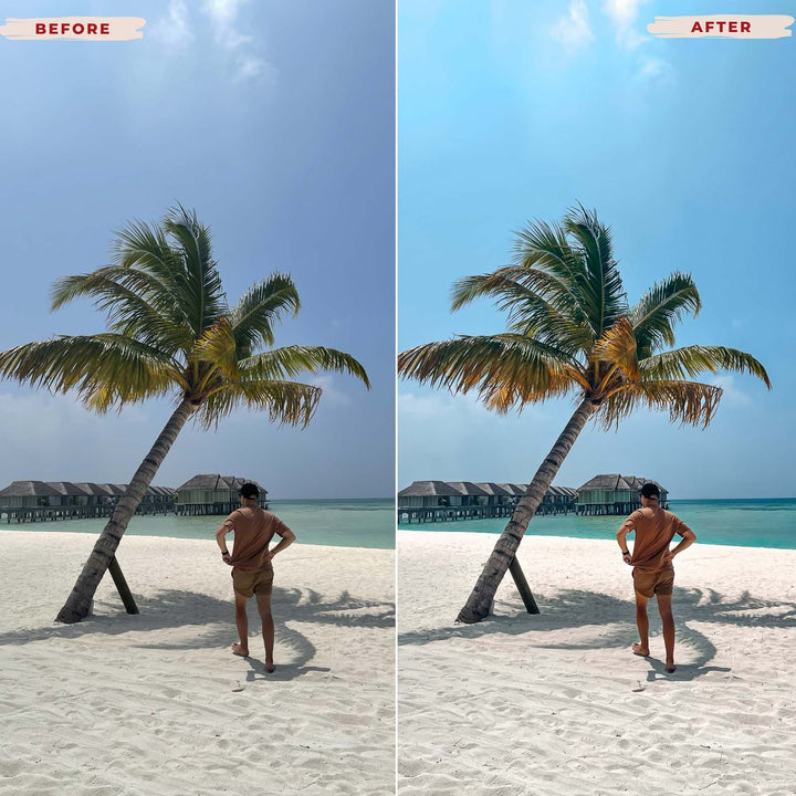 Ai-Optimized MALDIVES LIGHTROOM PRESETS