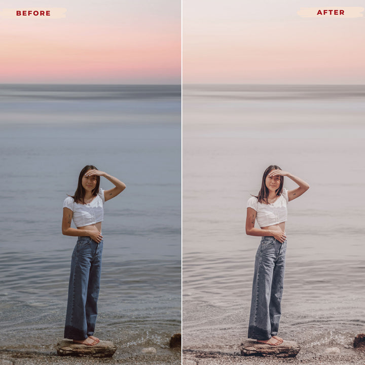 Ai-Optimized ROSE GOLD LIGHTROOM PRESETS