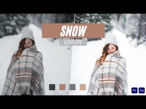 Ai-Optimized SNOW VIDEO LUTS (MOBILE & DESKTOP)
